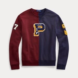 Polo Ralph Lauren Men's Cotton Blend Fleece Sweatshirt Pullover Graphic Color